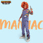 Spooktacular Creations Halloween Killer Costume For Child, Kids Play Blue Costume Jumpsuit And Wig Outfit(Small(5-7 Yrs))