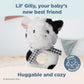 Bearington Collection Lil' Gilly 5.5 In Cow Baby Rattle - Baby Wrist Rattles - Plush Rattles Gift For Newborn