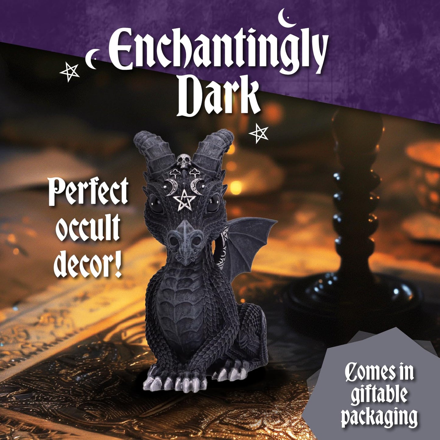 Nemesis Now Cult Cuties Adorable Occult Figurines, Bewitching Evil Spirit Creatures, Hand-Painted, Resin - Lucifly