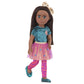 Glitter Girls Odessa 14-inch Poseable Fashion Doll - Brown Plastic, Model GG51068Z, for Girls Age 3 & Up