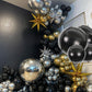 14Pcs Black Foil Balloons Mylar Balloons 22In 15In 10In Black Balloons Different Sizes Large Metallic Black Balloons Chrome Ball