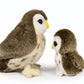 Ice King Bear Stuffed Animals Set - Brown Polyester Mom and Baby Zoo Wild Animals (Owl) - Model IKB6910951