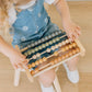 Brooklyn Neutral Boho Abacus - STEM Toy- Boho Nursery Decor and Playroom Decor- Math Toddler Toy with Beads- Montessori Toys - A