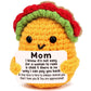 Jettryran Birthday Gift for Mom Christmas Love Mom Gift Ideas from Daughter Son - Handmade Crochet Cute Funny Best New Single Bo