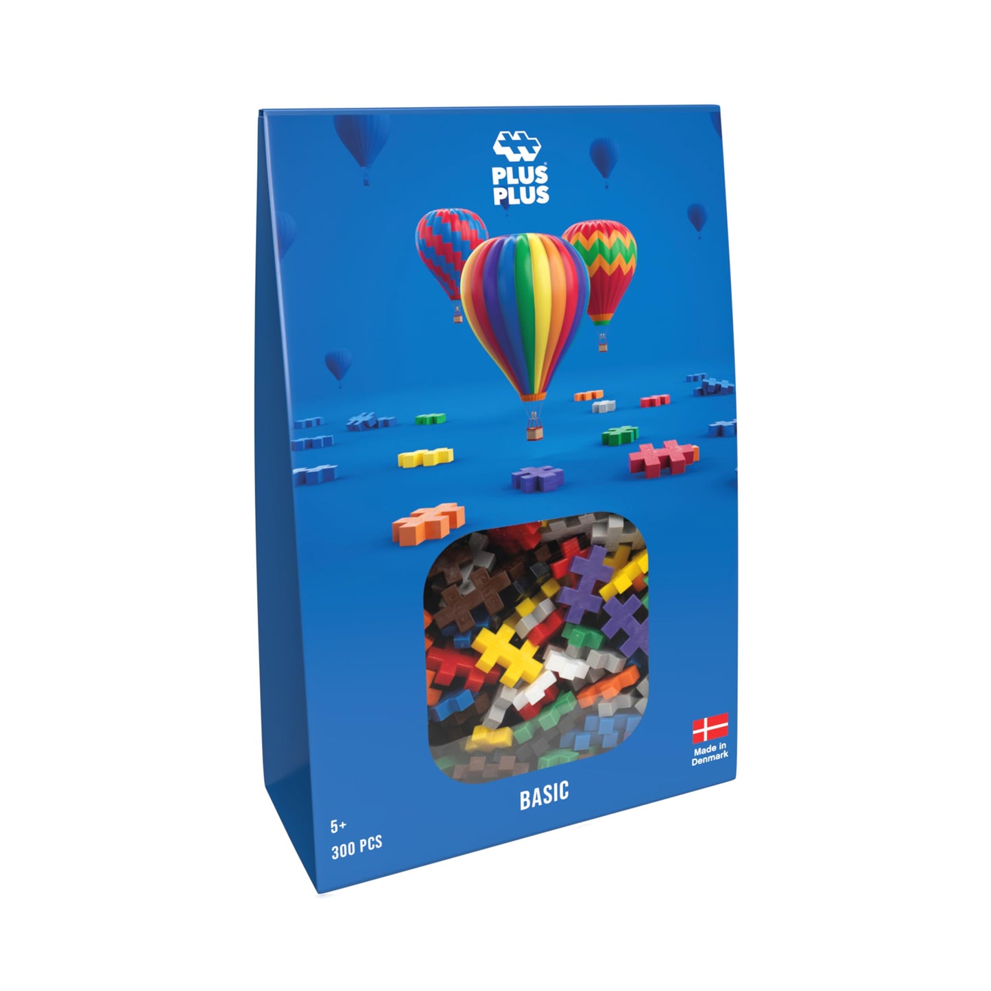 Plus Plus – Basic Mix - 300 Piece, Construction Building Stem/Steam Toy, Mini Puzzle Blocks For Kids