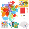 Odoorgames 36 Pcs Translucent Pebbles, Rainbow Stones,Light Table Manipulatives Preschool,Light Table Accessories, Includes 24 A