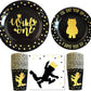 Wild One Birthday Decorations | 96 Pieces - 4-in-1 Wild One Party Supplies | First Birthday Plates | Wild One Napkins| Disposabl