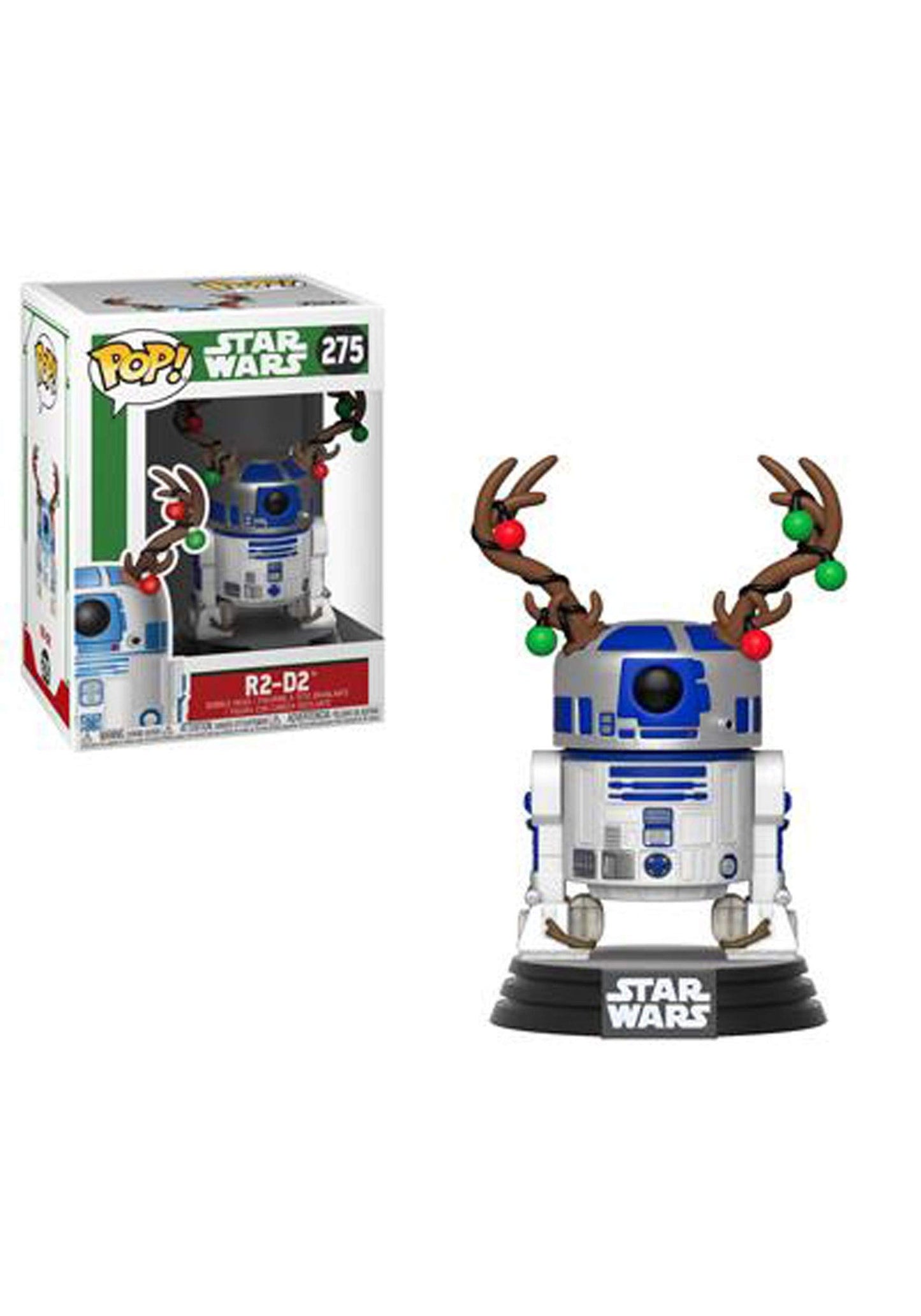 Funko Pop Star Wars: Holiday - R2D2 With Antlers Collectible Figure, Multicolor