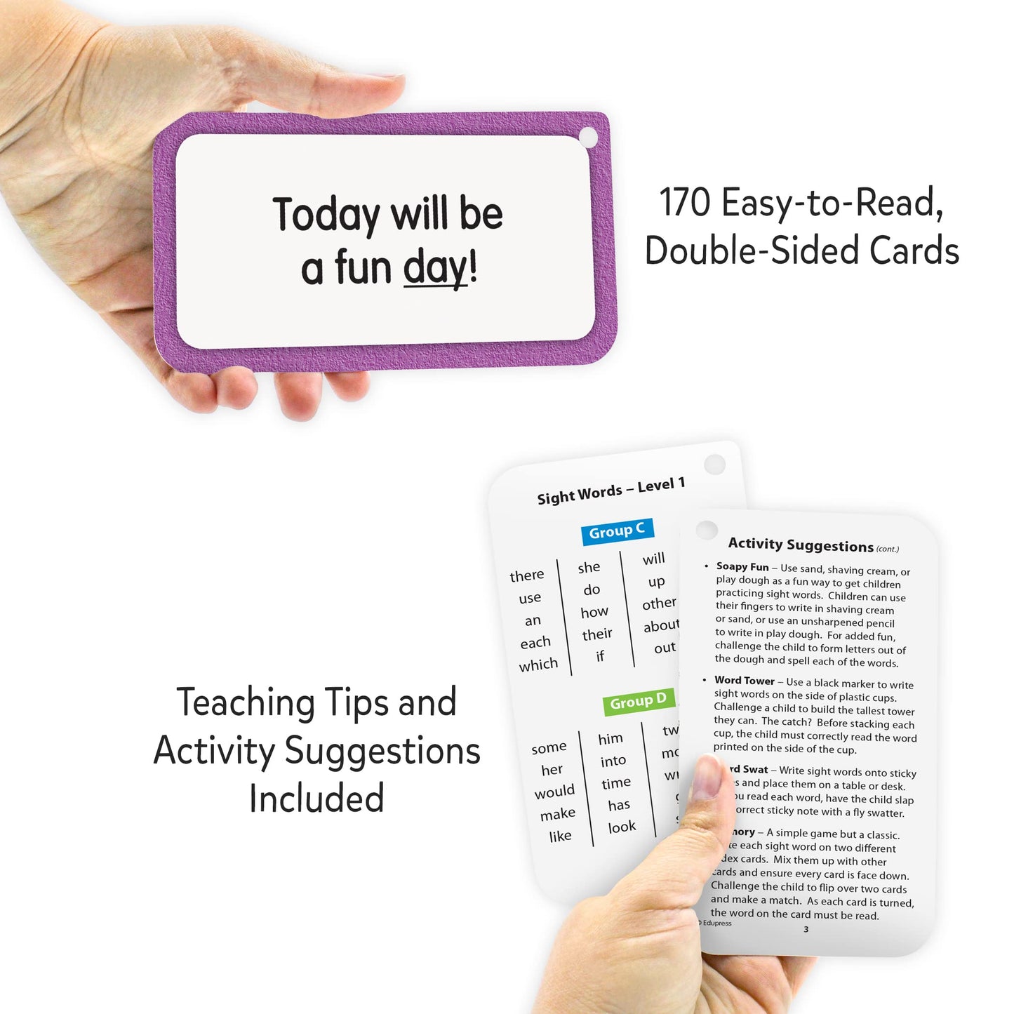 Edupress Sight Words Flash Cards - Level 1