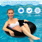 JellyArch 6 Pcs Inflatable Pool Floats 28 Inches Swim Tube Bulk for mature-themeds Swimming Ring Pool Floaties for Beach Party Decorations Women and Men River Lake Summer Vacation Holiday (Yellow)