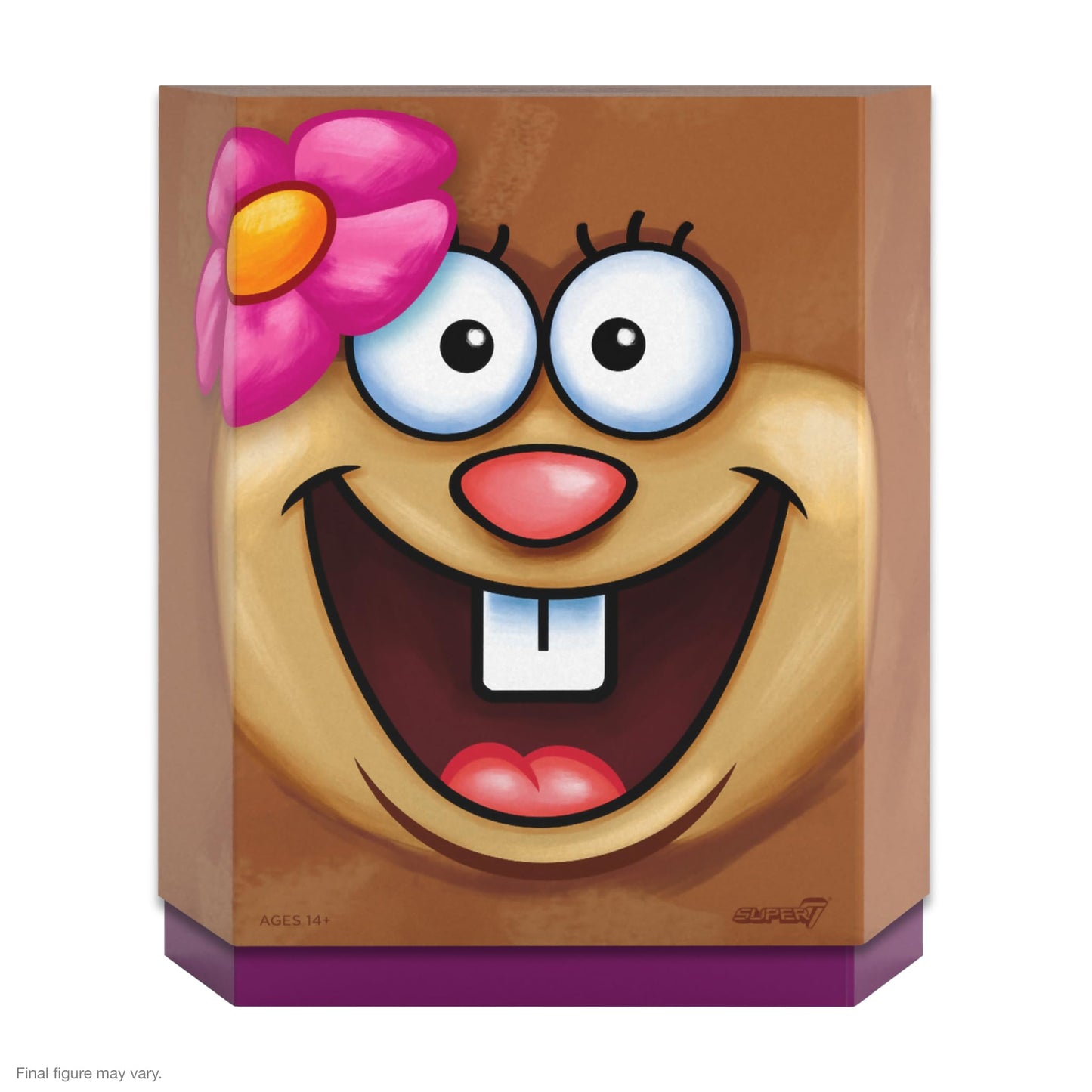 Super7 Ultimates! Spongebob Squarepants Sandy Cheeks - 7' Spongebob Action Figure With Accessories Classic Cartoon Collectibles And Retro Toys