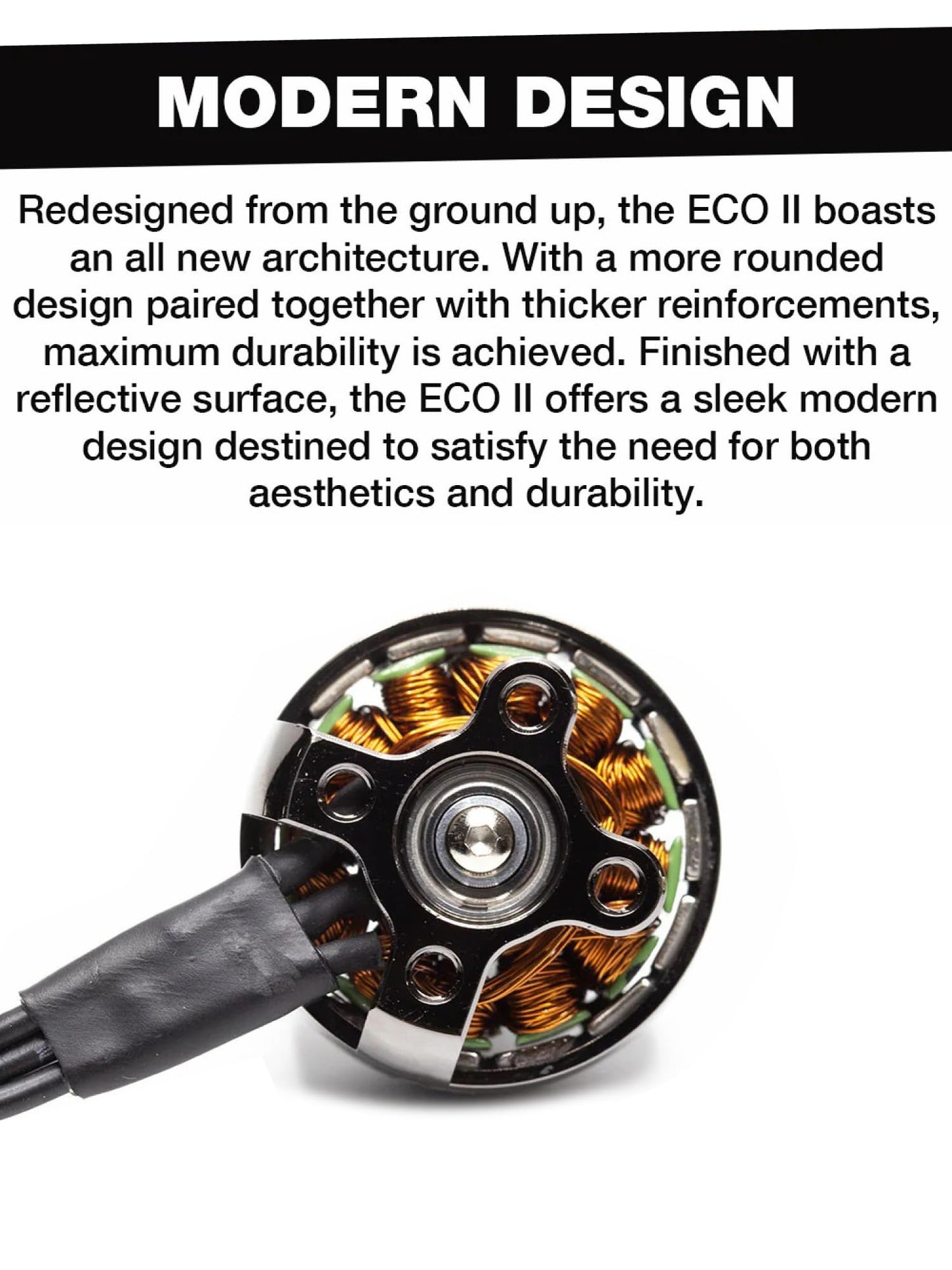 Emax Eco Ii Series 2207 1700Kv 1900Kv 2400Kv Brushless Motor For Rc Drone Fpv Racing By Speedybee (2207 2400Kv)