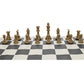 We Games Color Bright Plastic Staunton Tournament Chess Pieces With 3.75 In. King - Half Chess Set Of Chess Pieces Only, Gold
