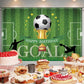 Soccer Happy Birthday Backdrop Decorations Soccer Happy Birthday Banner Soccer Birthday Photo Background For Home Indoor Outdoor