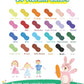 Posucess Peanut Crayons For Kids, 24 Colors Washable Toddler Crayons, Non-Toxic Baby Crayons For Ages 2-4, 1-3, 4-8, Coloring Ar