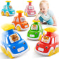 Jyusmile Press And Go Car Toddlers Toys For 1-2 Year Old Boy, 6 Pack Animal Baby Cars Toys For Age 0-2, Infant Push Go Vehicle Toys For 6-9-12-18 Months, First Birthday Gifts For 1-3 Boys Girls