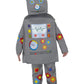 Dress Up America Robot Costume For Kids - Robot Jumpsuit, Tunic & Headpiece Set (Large)