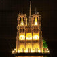 Brickbling Led Lighting Compatible With Lego Architecture Notre-Dame De Paris 21061, Compatible With Lego Notre Dame Cathedral, No Bricks Included (Classic Version Light)