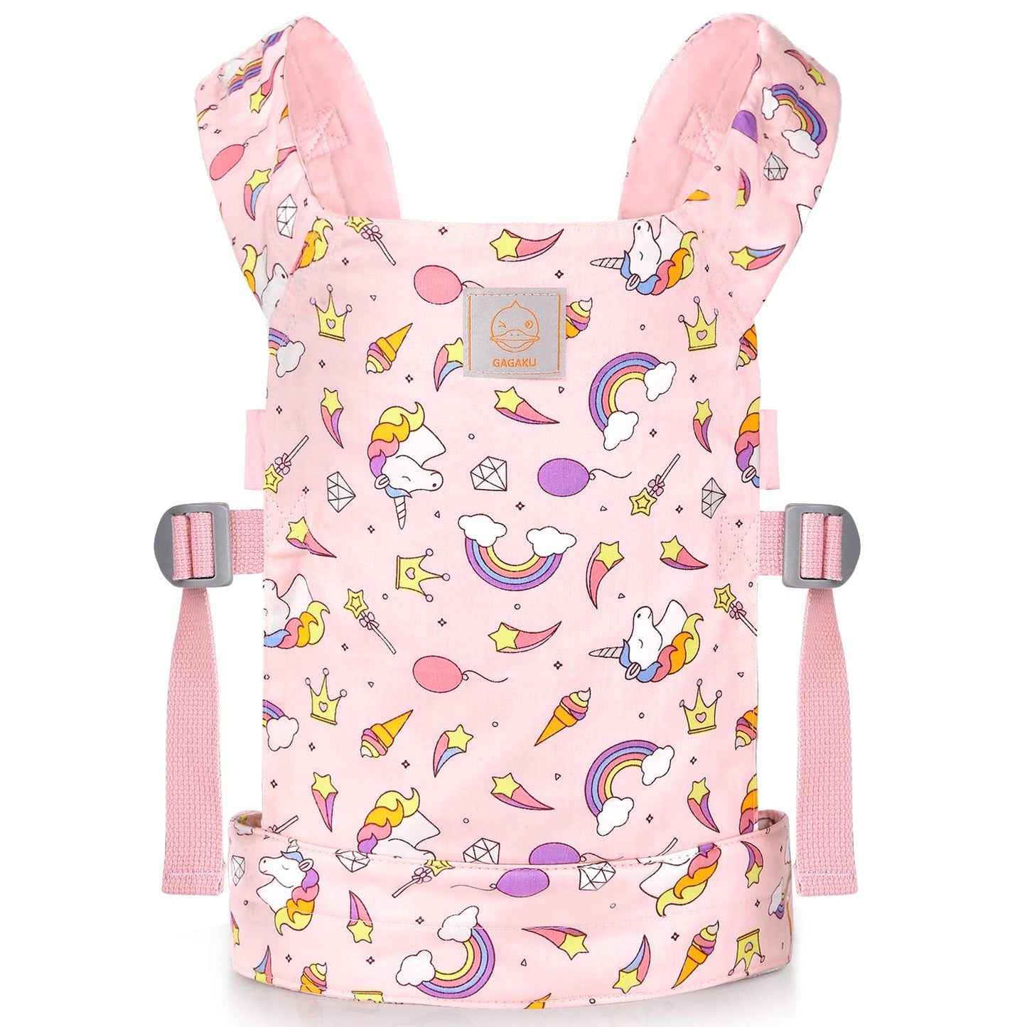 Gagaku Baby Doll Carrier For Kids Stuffed Animal Carrier Reborn Baby Carrier With Adjustable Straps For American Girl Doll Bitty