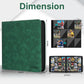 Pok?pal Trading Card Binder  12 Pocket Card Collection Binder for 720 Cards  enhanced Card Book Double Sided Pocket  Collector Album Card Holder Folder for TCG PM MTG OPCG YGO Sports Cards (Dark Green)