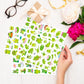 Frog Stickers Summer Spring Happy Honey Frog Decal Sticker 760 Counts Party Cute Gifts Goodie Bags Decor School Reward Birthday Party Favors Water Bottle Sticker Laptop Invitation Decor