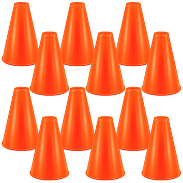 12 Pieces Cheer Megaphone For Party Favors Sports Cheers Party Noisemaker Toys Diy Plastic Megaphone For Party Sports Match Game