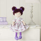 Ganz 20' Sophia Rag Doll With Purple Floral Dress