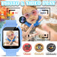 Waterproof Smart Watch For Kids 3-12 Years Boys Girls Learning Toys With 26 Puzzle Games Pedometer Camera Video Recording Music