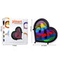 3D Pin Art Intellectual Fun Toy Rainbow Pin Art Palm Board Extra Large(8.5 X8 Inches) Arouse Sense Of Imagination Innovative Boundless Creativity
