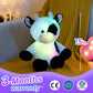 Glow Guards Cow Plush Toy with LED Night Light, Super Soft Fabric, 15'' – Adorable Gift for Toddlers and Kids