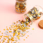 HESTYA 60g Star Confetti Glitter Star Table Confetti Metallic Foil Stars for Party Wedding Festival Decorations(Gold Silver 60g,