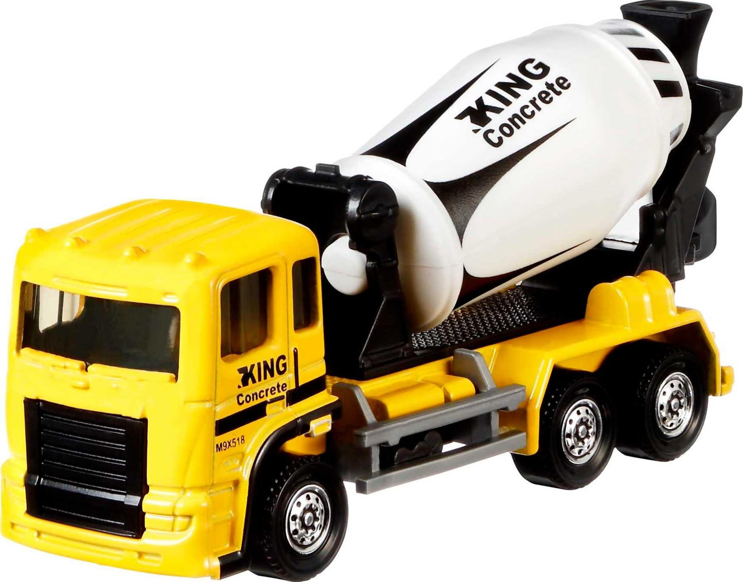 Matchbox Working Rigs 4-Pack Toy Construction Trucks, Plastic, Multi, Model HCC07, Moving Parts, Styles May Vary