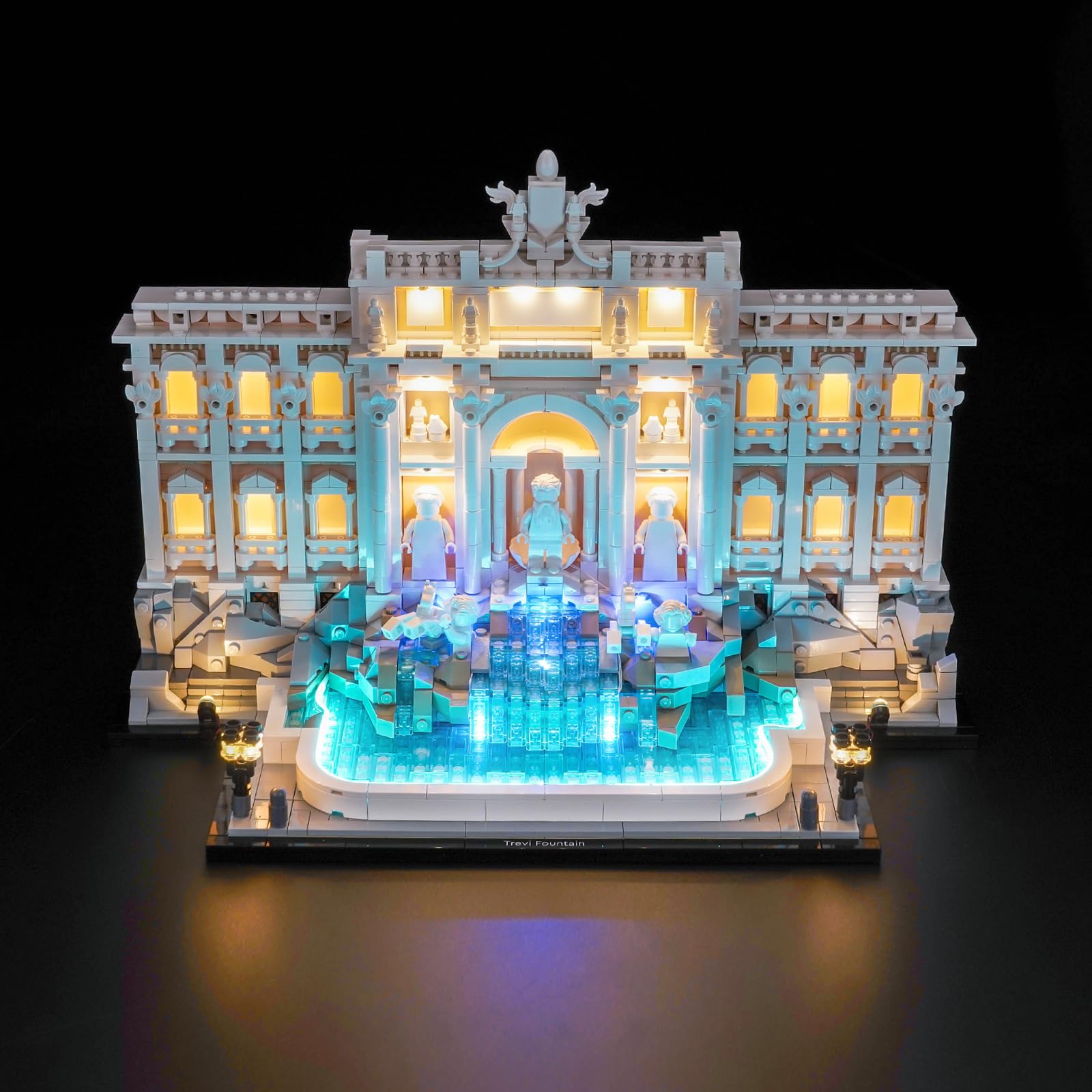 Brickbling Led Lighting Only, Compatible With Lego Trevi Fountain, Compatible With Lego Architecture Rome 21062, Not Come With M