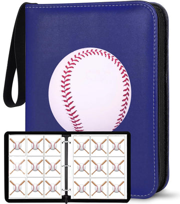 900 Pockets Trading Card Binder, Baseball Card Binder Album, Top Loading Pockets Card Collector Album, Pu Leather Card Collector