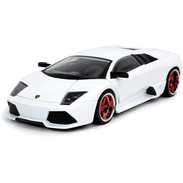 Hyperspec 1:24 Lamborghini Murci  Lago Lp460 Die-Cast Car Pearl White, Toys For Kids And Adults