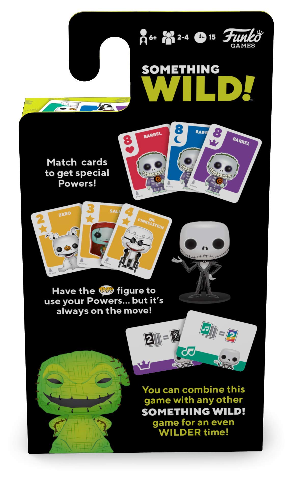Funko Something Wild Family Card - The Nightmare Before Christmas(Includes Collectable Mini Pop!) Ideal For Children Ages 6 And Up - Fun For The Whole Family Board Game 51891