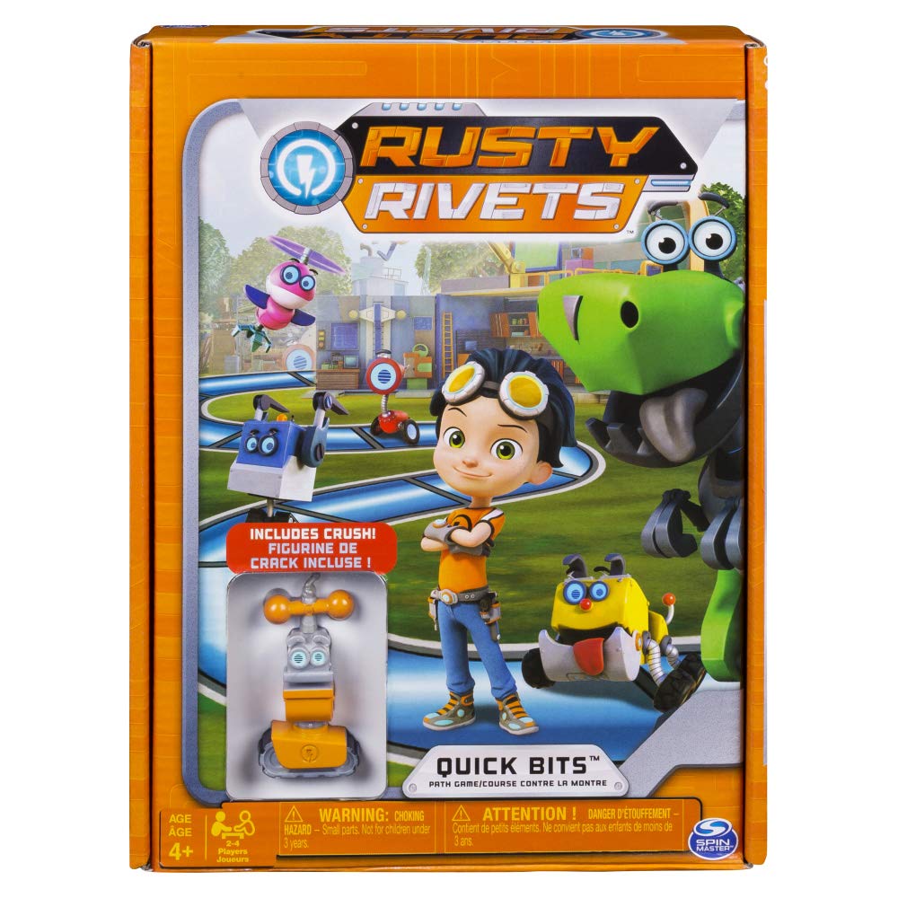 Rusty Rivets – Quick Bits Path Game Board Game With Crush Figure