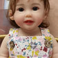 TERABITHIA 22 Inches Cute Lifelike Happy as Can be Reborn Baby Doll Crafted in Full Body Silicone Vinyl Anatomically Correct Realistic Smiling with Teeth Newborn Toddler Dolls Washable Girl WW01379-b