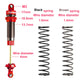 TOOMOD 90mm/105mm RC Oil Shock Absorber Big Bore Damper for 1/10 Slash 2WD, 4WD 4x4,Stampede,Rustler 4X4 VXL, Hoss,Bandit, Ford,