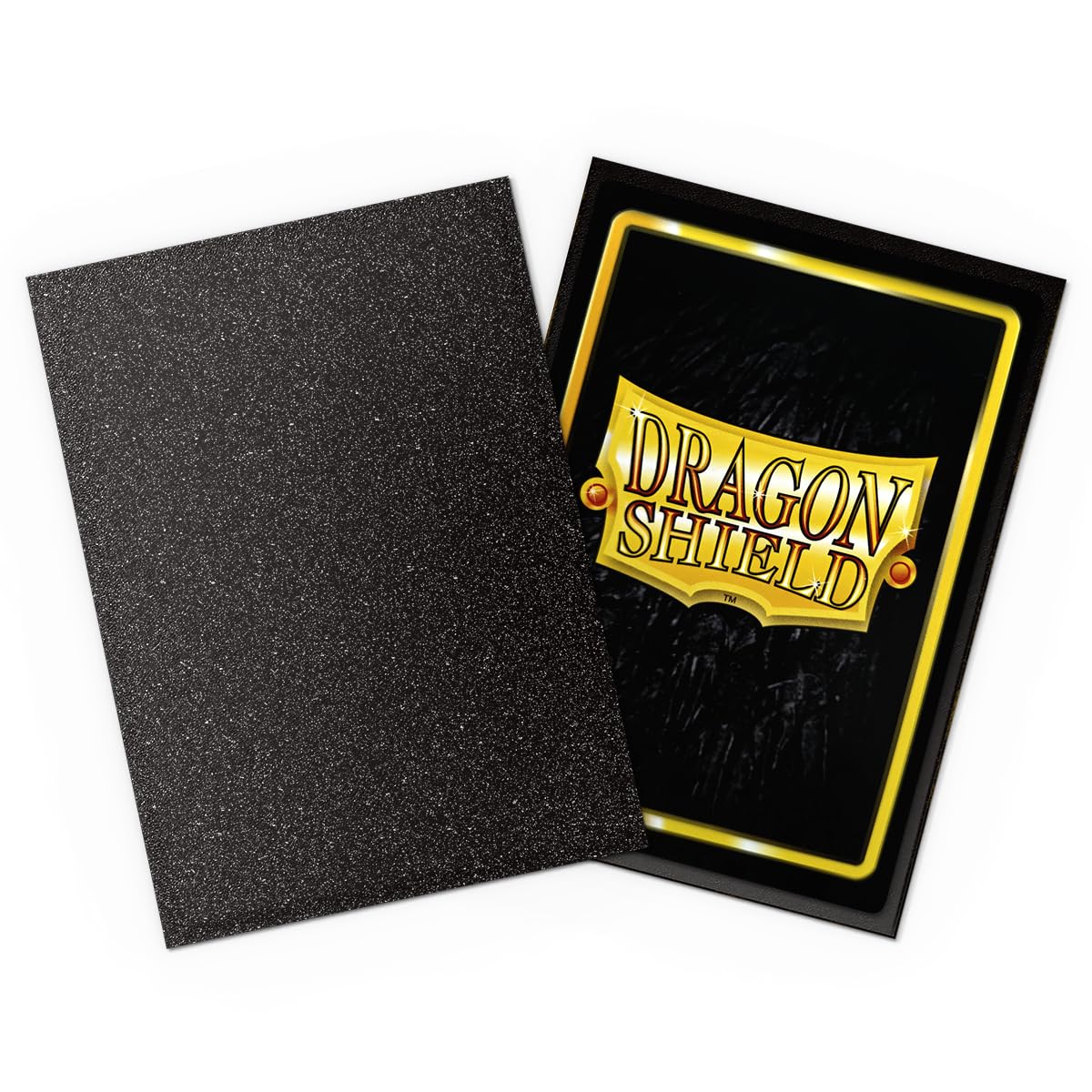 Dragon Shield | Standard Size Card Matte Sleeves | 100 CT - Smooth & Tough enhanced TCG Sleeves | Compatible with Pokemon  Flesh & Blood  One Piece & Magic The Gathering | Jet Matte