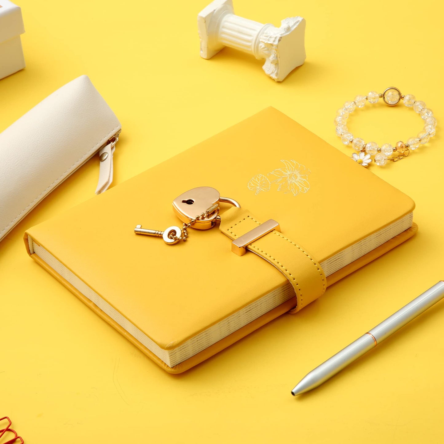 Diary With Lock For Girls - Birthday Gifts For Girls Ages 8 9 10 11 12 Year Old - Arts And Crafts For Kids - Journal Kit Include