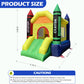 Dvreugde Outdoor & Indoor Mini Inflatable Bounce House with Blower Toddler Castle Kids Bouncy House with Slide, air Blower, Carr