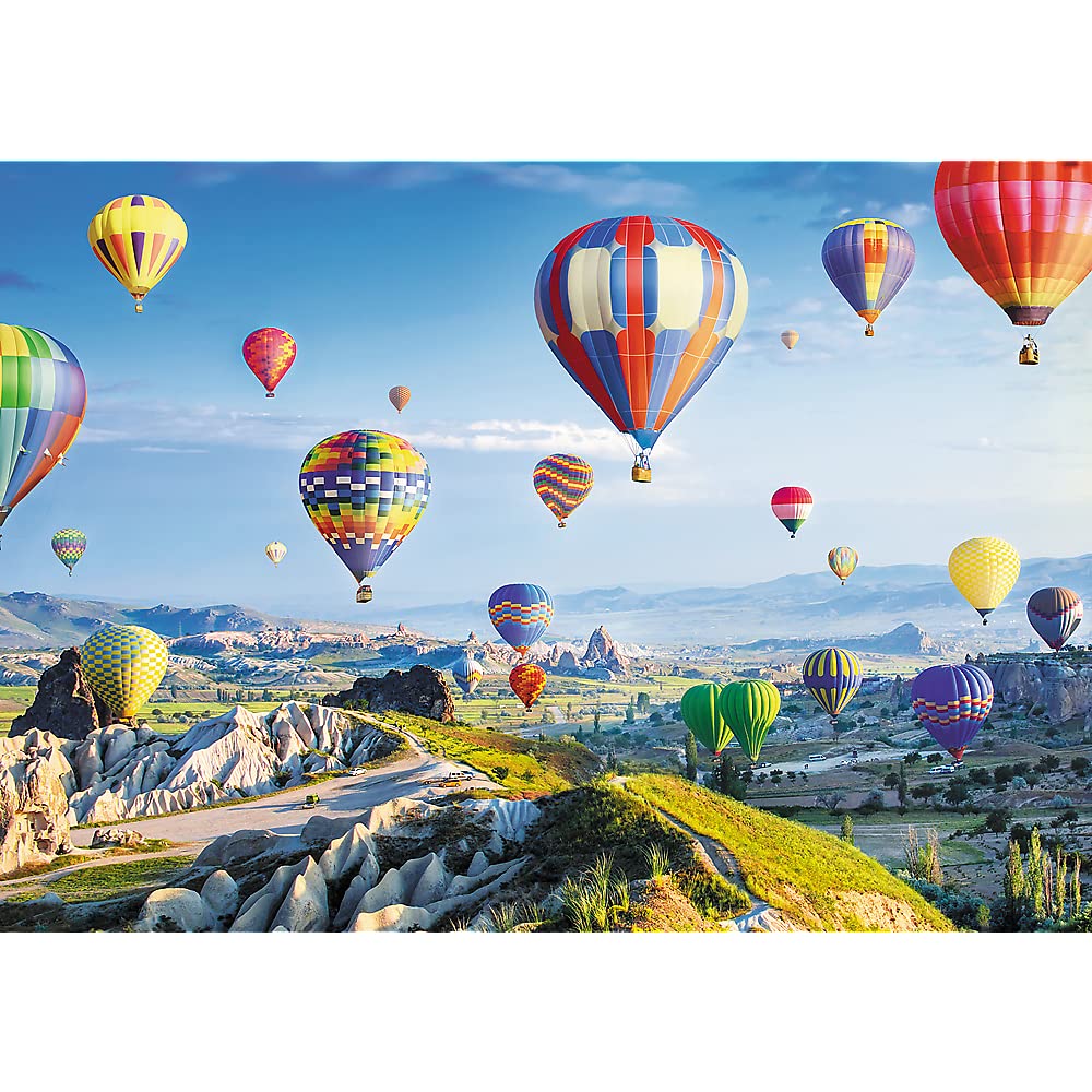 Trefl 1000 Piece Jigsaw Puzzle - View of Cappadocia, 27"x19", Multicolor, Fun DIY for Adults & Kids 12+ - Model 10613