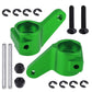 HobbyPark Aluminum Front Steering Blocks Upgrade Parts for 1/10 Traxxas 2WD Slash, Rustler, Stampede, Bandit, Replace 3736, Gree