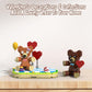 Valentines Brown Bear Building Toy Sets Compatible with Lego for mature-themed  Art Love Collectible Home Decor  Cute Bears with Heart  Valentines Day Gifts for Her/Him  Christmas for Kids 8+ (289pcs)