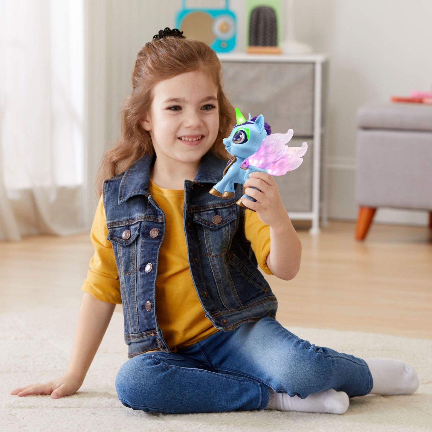 VTech Sparklings Riley The Unicorn Plush Toy - Colorful Plastic Design, Model 80-530860