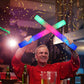 Jiahz Glow Sticks Bulk, 32 Pcs Foam Glow Sticks, Led Foam Sticks In The Dark Party Supplies With 3 Modes Colorful Flashing, Glow