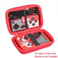 Hermitshell Hard Travel Case For Trovono/Jafatoy/Gamplae/Anyando/Hijjjps Classical Fc Games Handheld Game Machine Retro Mini Game Player (Not Include The Handheld Game Console ) (Red)