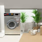 Logofun 2Pcs Dollhouse Washing Machines 1:24 Scale Miniature Washer Dryer Model Laundry Cloth Washer Furniture Dollhouse Decoration Accessories - 2.09X1.39X1.10In