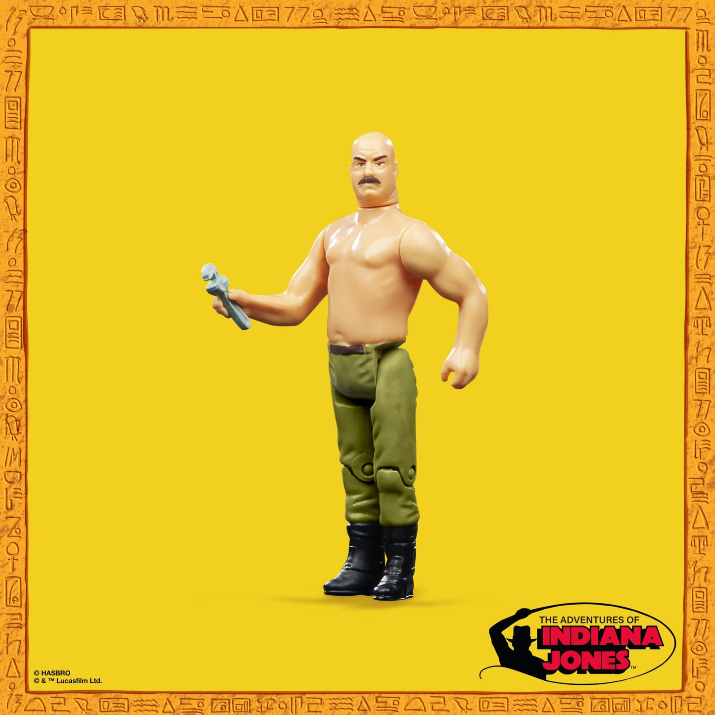 Indiana Jones And The Raiders Of The Lost Ark Retro Collection German Mechanic Action Figure, 3.75-Inch, Toys For Kids Ages 4 And Up